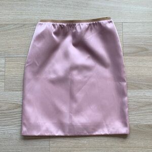 Marc Jacobs Pink Duchess Satin Pencil Skirt NWT Size 2